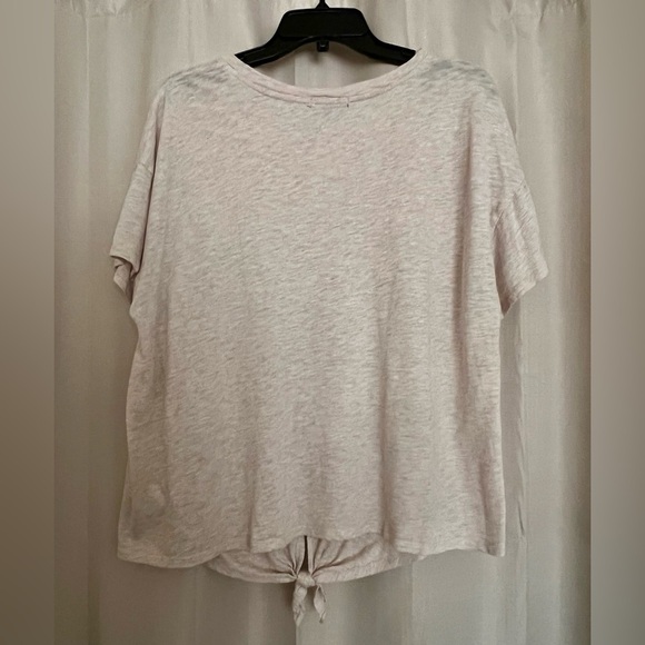 Democracy Womens XL Llama Graphic Tie Front Short Sleeve Tee - Picture 5 of 10